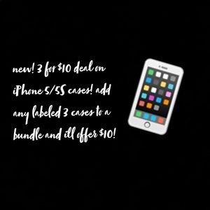 SALE!!  🆒 **3 for $10** iPhone 5/5S Cases!!